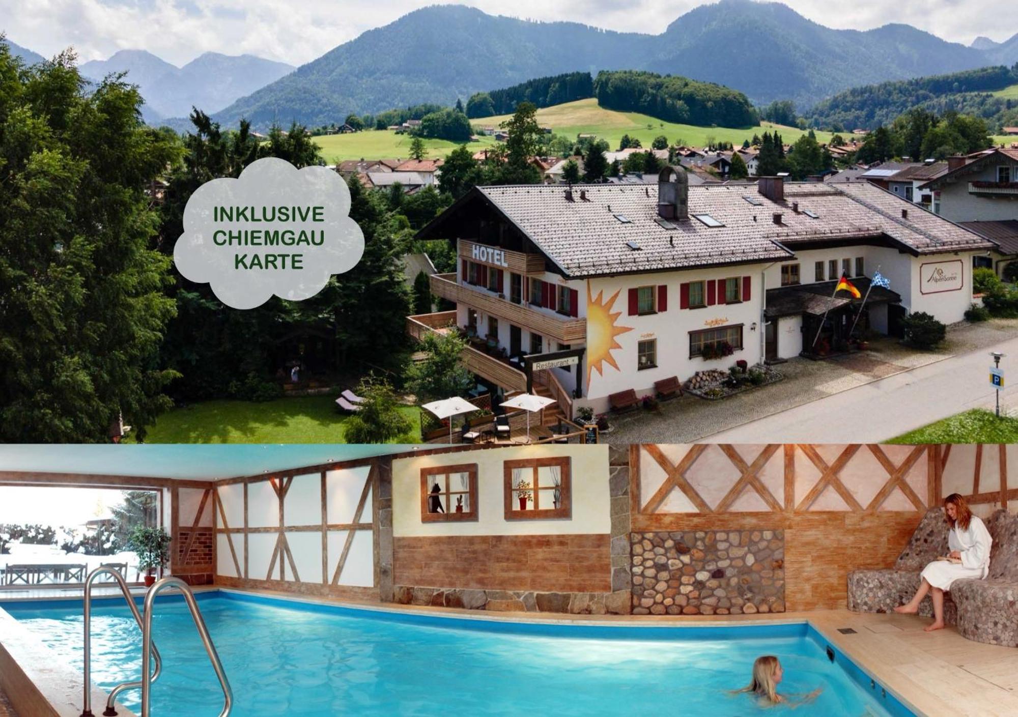 Hotel Alpensonne Ruhpolding Chiemgau Karte Exterior photo
